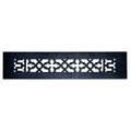 Acorn Mfg Acorn GR4BG 14" x 2.25" Black Cast Iron Decorative Grille GR4BG